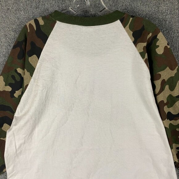 Vintage Pro‎ Club Shirt Men's 2XL 3/4 Sleeve Camouflage Comfort Rock Basketball - Picture 8 of 8